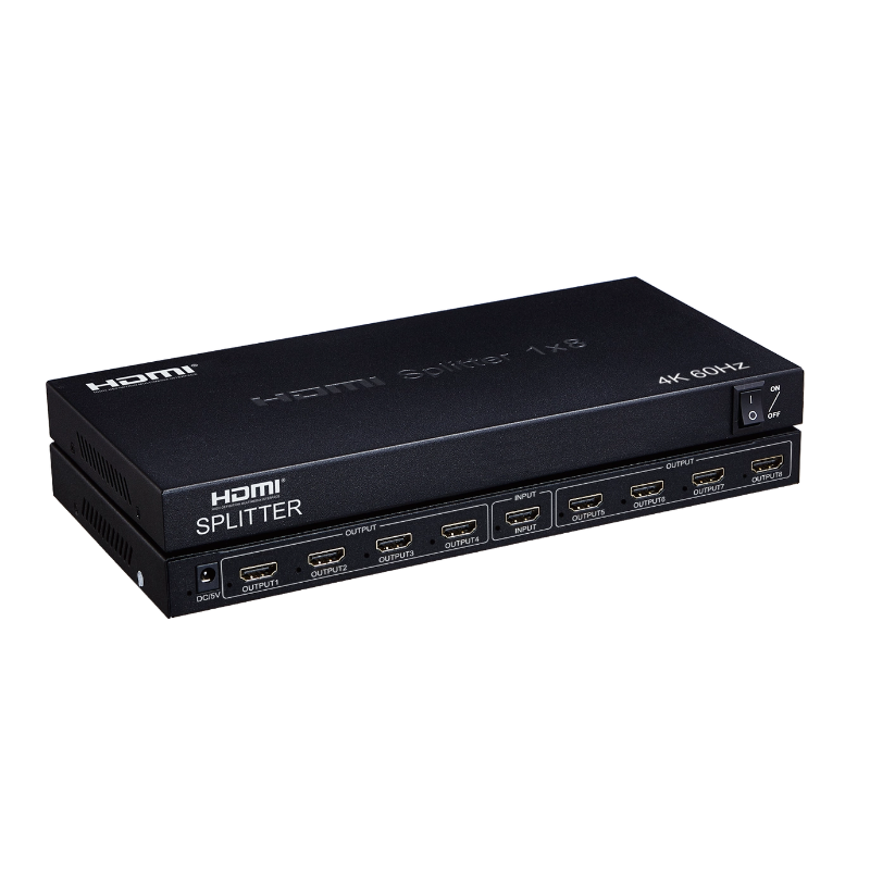 HDMI2.0 Splitter 1x8 4K60Hz