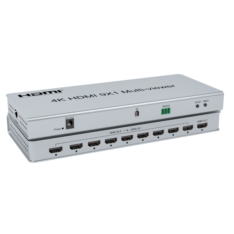 4K HDMI 9x1 Multi-viewer Switch