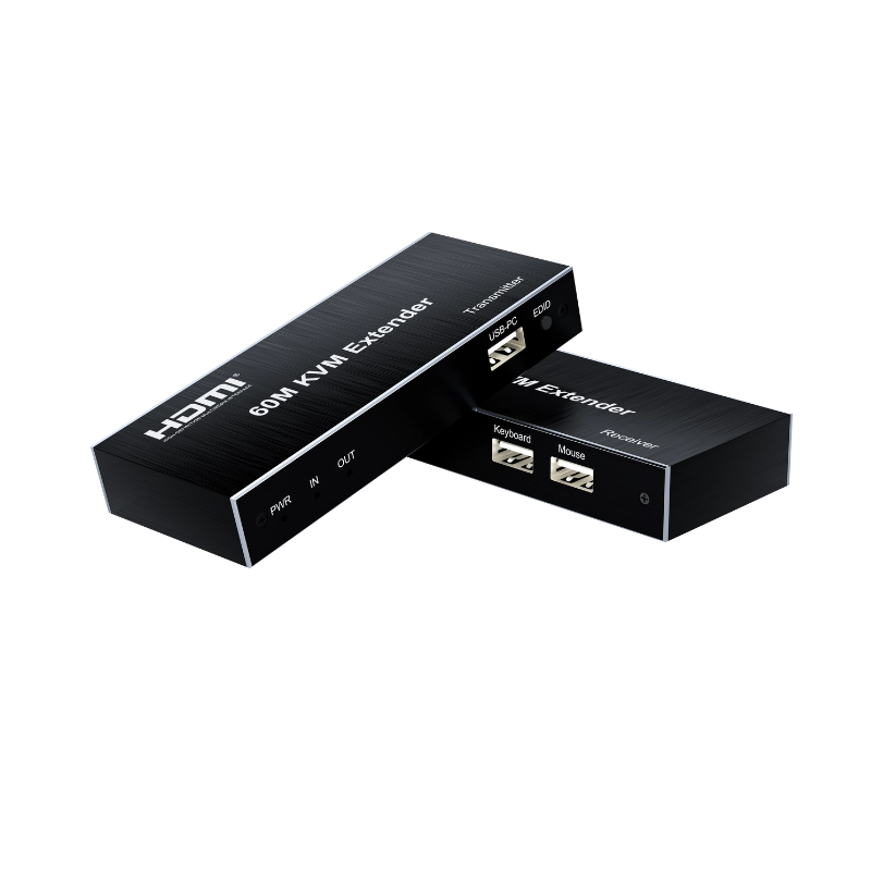 HDMI 60M KVM Extender over Cat5e Cat6 IR 1080P