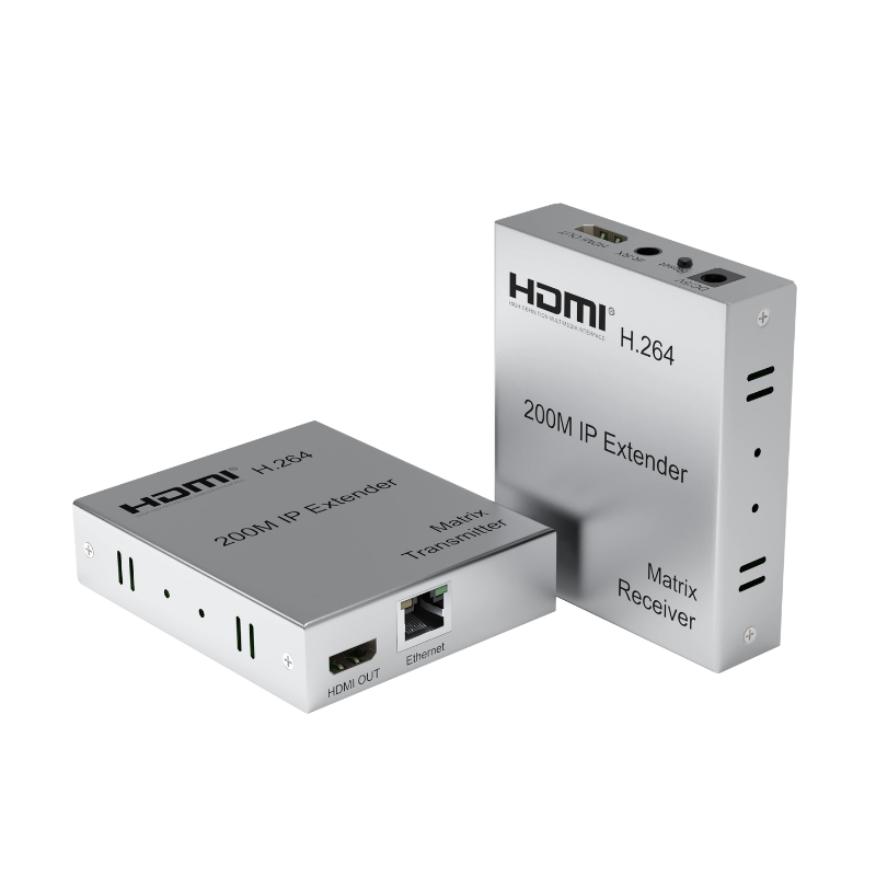 H.264 200M HDMI IP Extender Matrix Many to Many Connection