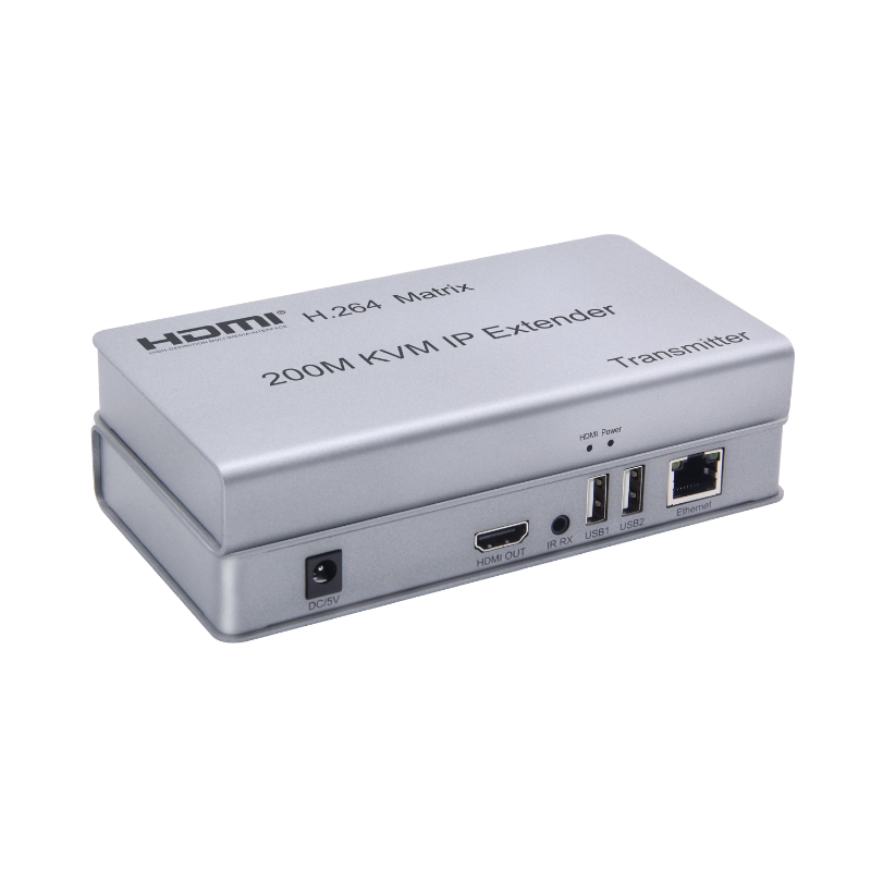 H.264 200M IP HDMI KVM Extender over Cat5e Cat6