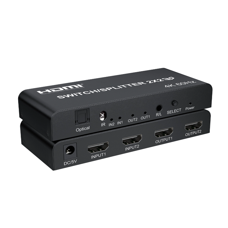 HDMI 2.0 Switch Splitter 2x2 4K60Hz